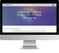 Mockup of the DeepSig blog post